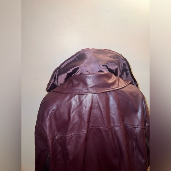 Faux-Leather Moto Jacket Size 28 - Picture 7 of 15